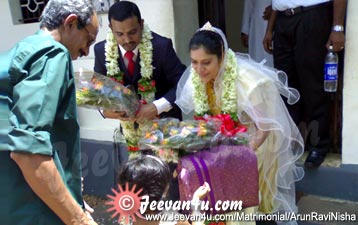 Arun Ravi Nisha wedding
